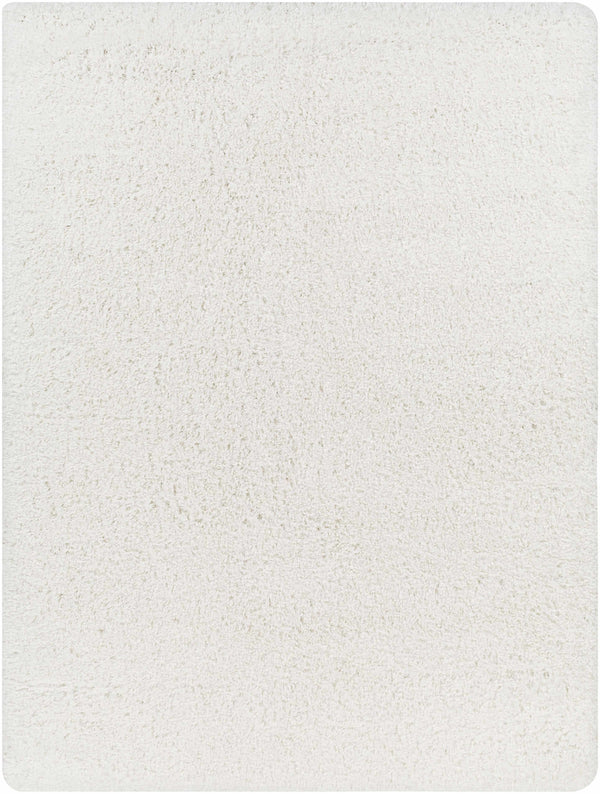 Bluma Solid White Plush Rug