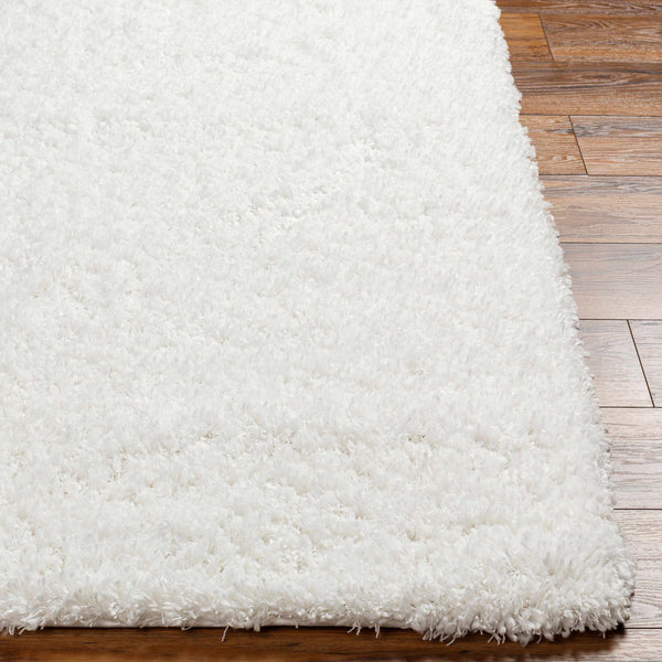 Bluma Solid White Plush Rug