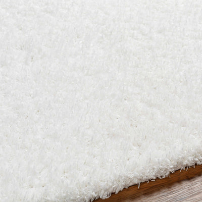 Bluma Solid White Plush Rug