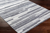 Ally Textured Saxony Rug with Fringes - Clearance