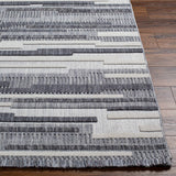 Ally Textured Saxony Rug with Fringes - Clearance