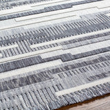 Ally Textured Saxony Rug with Fringes - Clearance