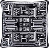 Kishi Black Throw Pillow