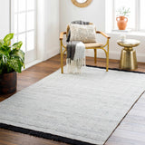 Light Gray Anane Area Rug - Clearance