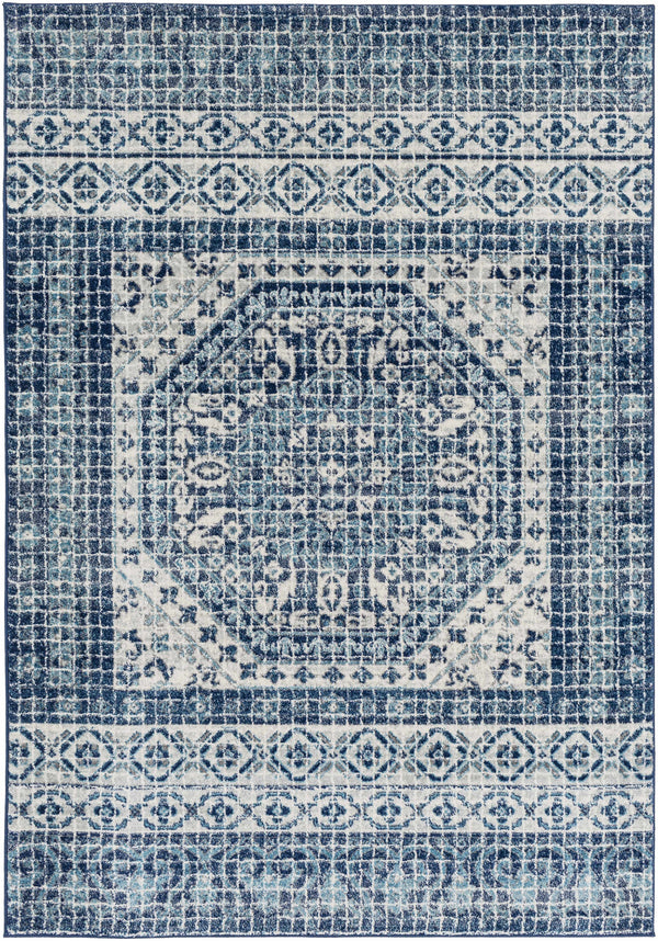 Athena Blue Greek Rug - Clearance