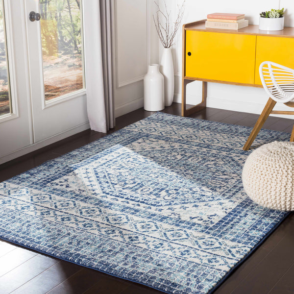 Athena Blue Greek Rug - Clearance