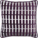 Lynna Dark Purple Throw Pillow - Clearance