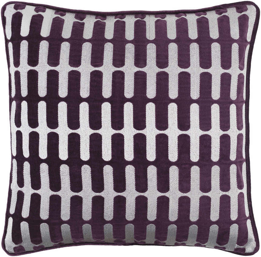 Lynna Dark Purple Throw Pillow - Clearance