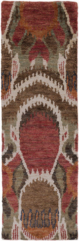 Scotia Brown Ikat Jute Rug - Clearance
