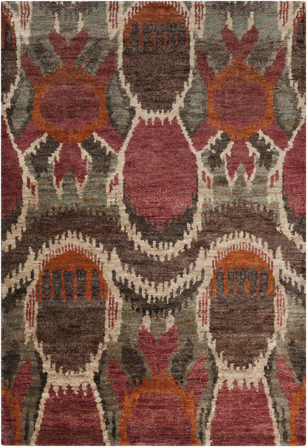 Scotia Brown Ikat Jute Rug - Clearance