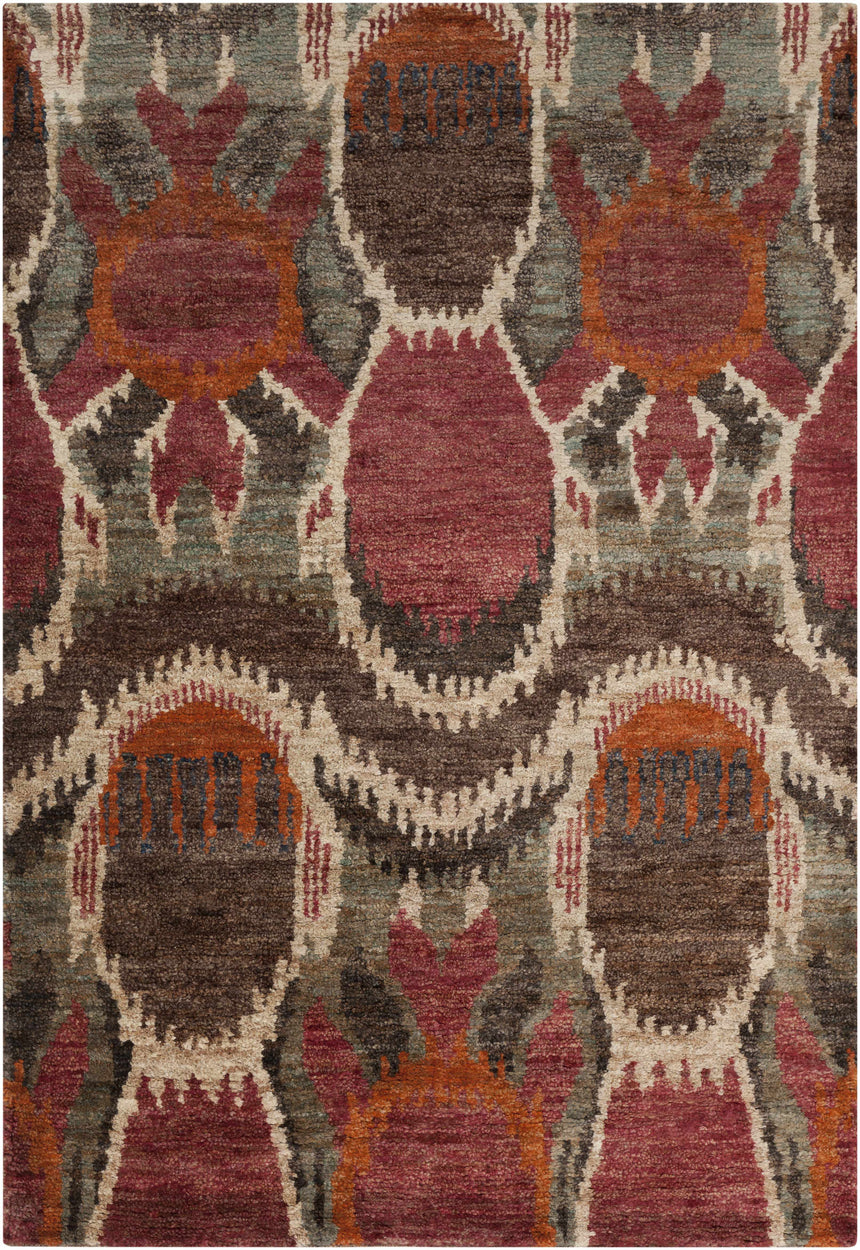 Scotia Brown Ikat Jute Rug - Clearance