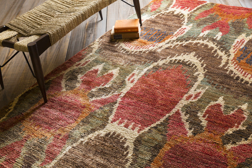 Scotia Brown Ikat Jute Rug - Clearance