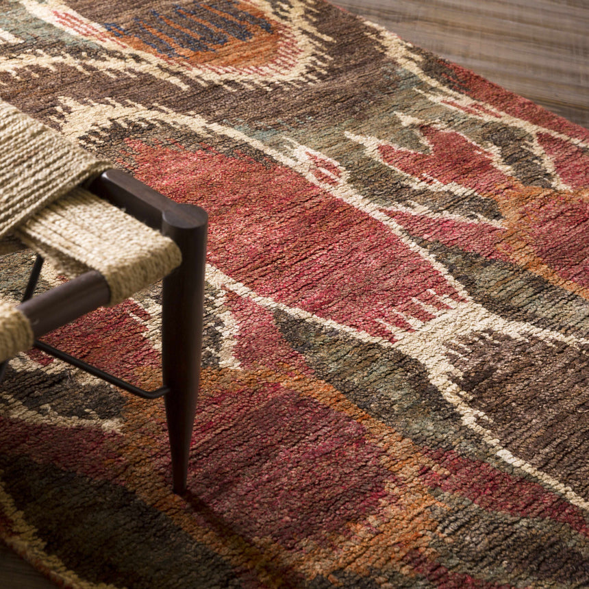 Scotia Brown Ikat Jute Rug - Clearance