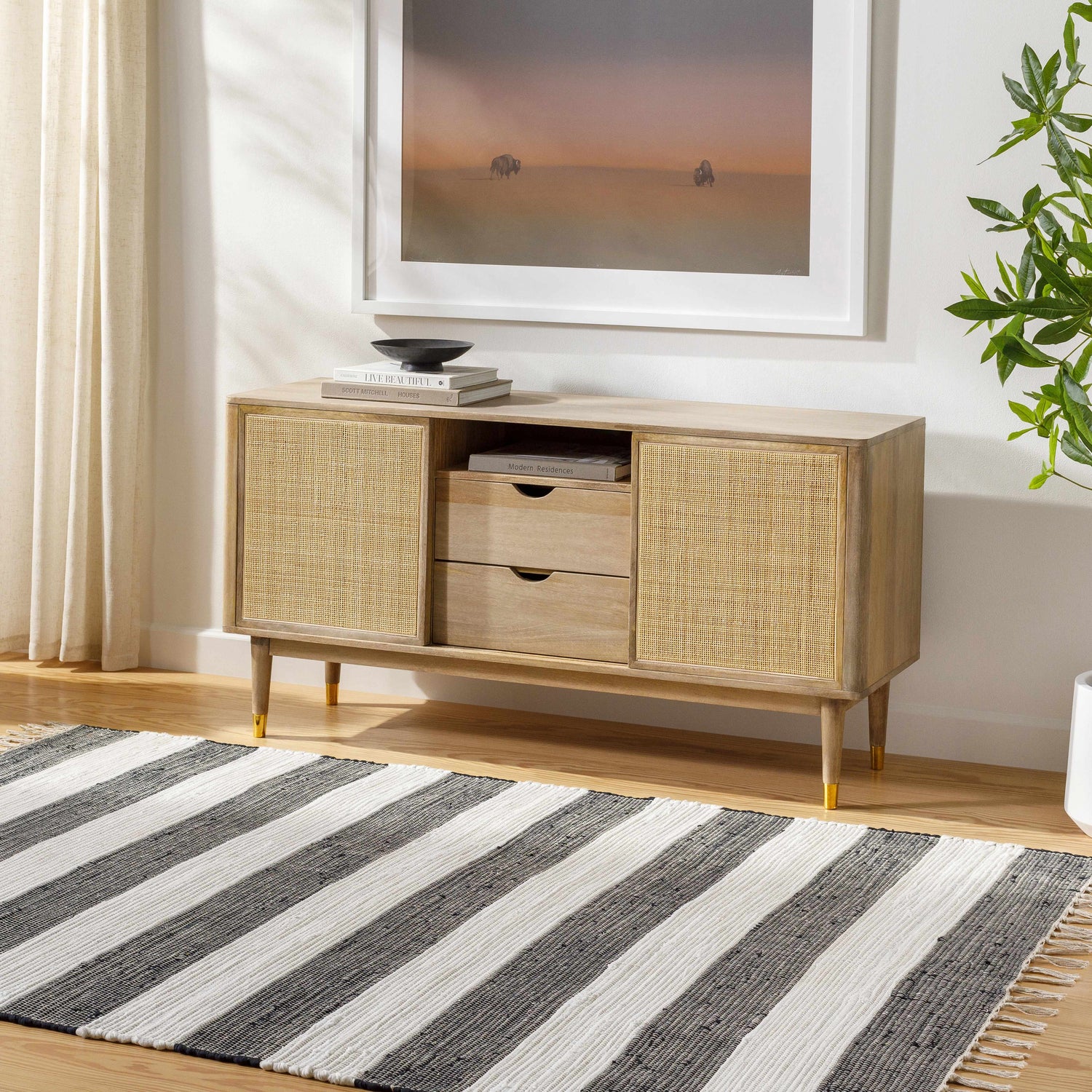 Moby Charcoal Area Rug - Clearance
