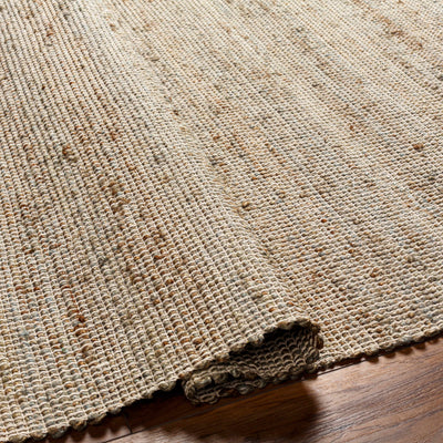 Byrne Beige & Green Jute Rug