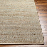 Byrne Beige & Green Jute Rug