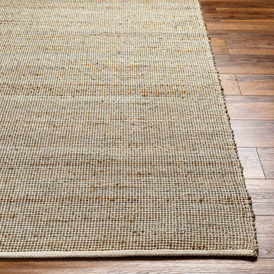 Byrne Beige & Green Jute Rug