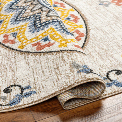 Chapa Yellow & Blue Area Rug - Clearance