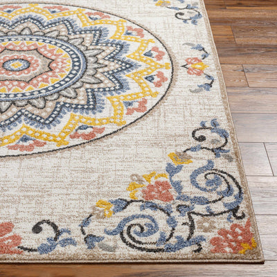 Yellow / Blue Chapa Area Rug