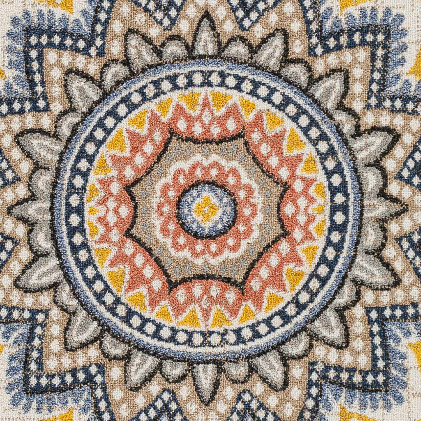 Chapa Yellow & Blue Area Rug - Clearance