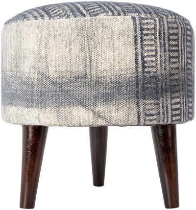 Serramanna Textured Cotton Ottoman