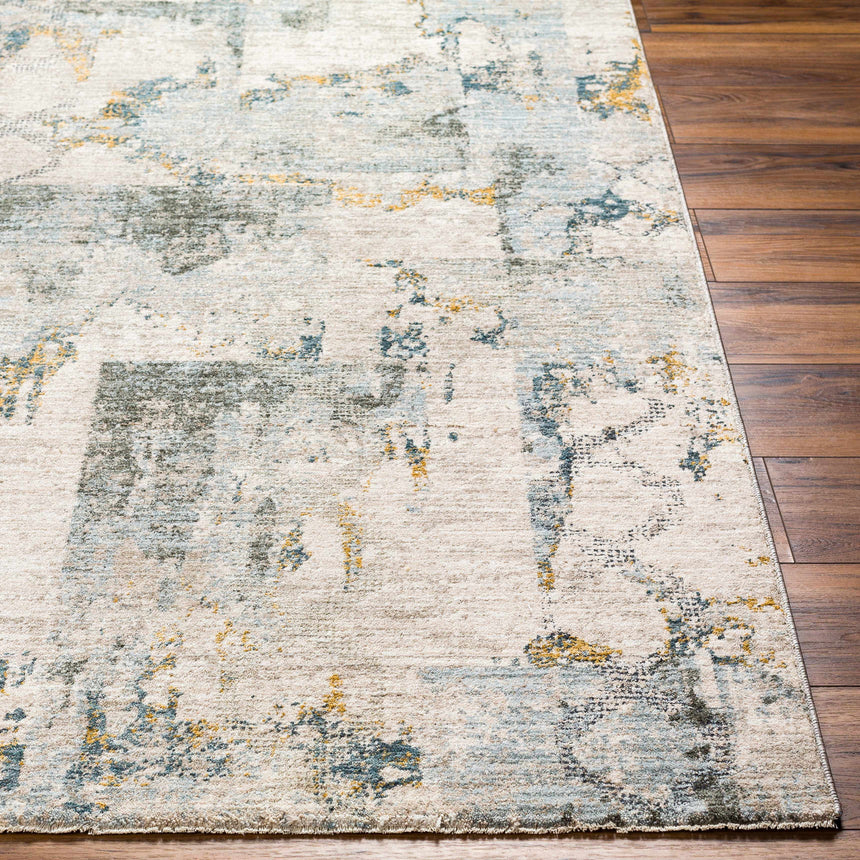 Adlai Textured Rug with Fringes