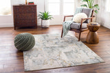 Adlai Textured Rug with Fringes