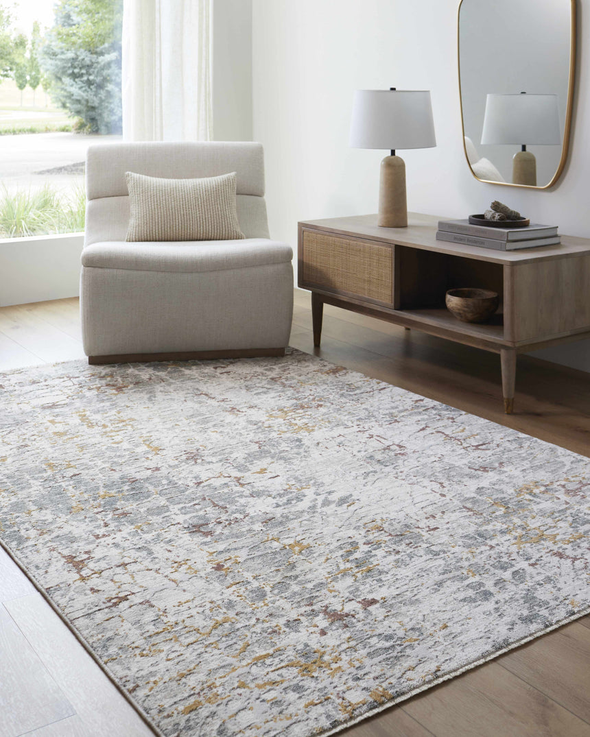 Kasim Textured Rug with Fringes