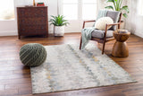 Lalo Textured Rug with Fringes