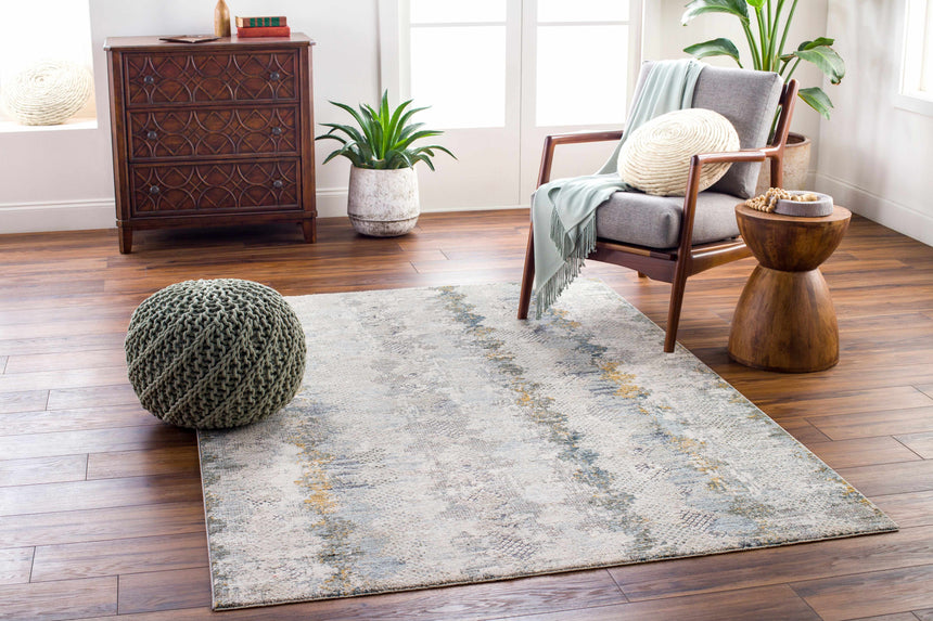 Lalo Textured Rug with Fringes