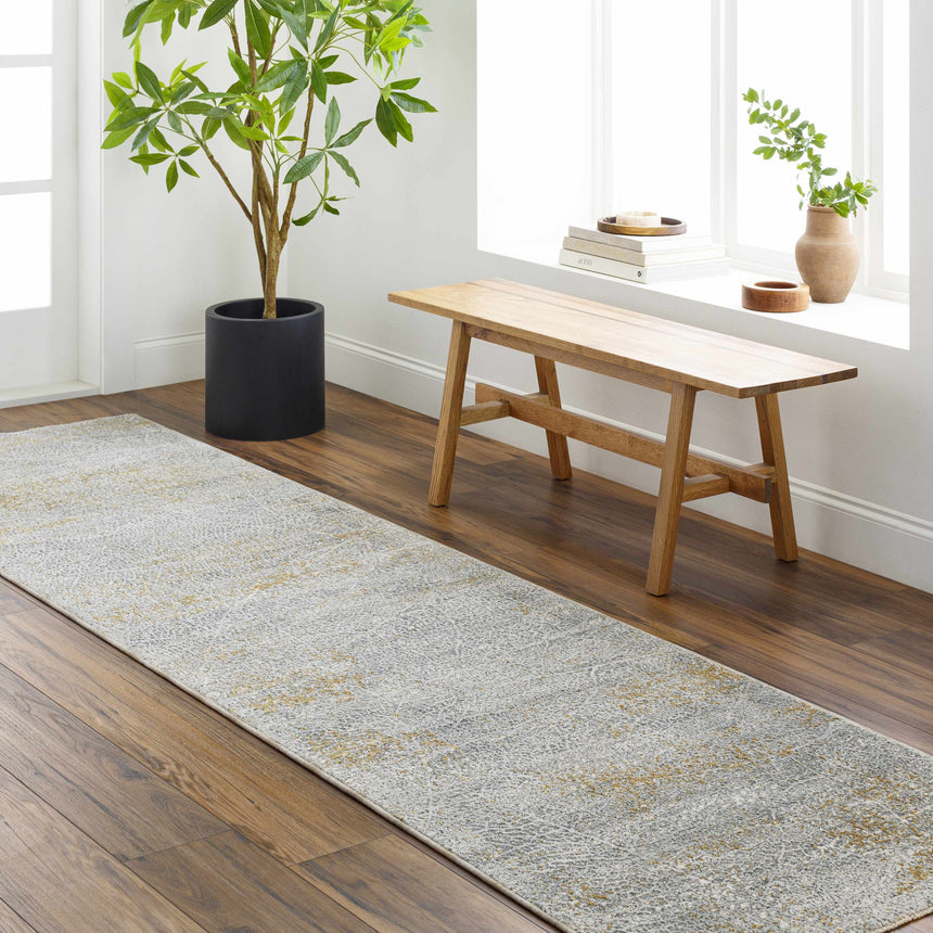 Mila Textured Rug with Fringes