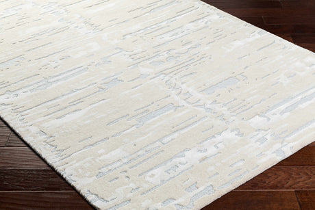 Kadin Cream Abstract Area Rug - Clearance
