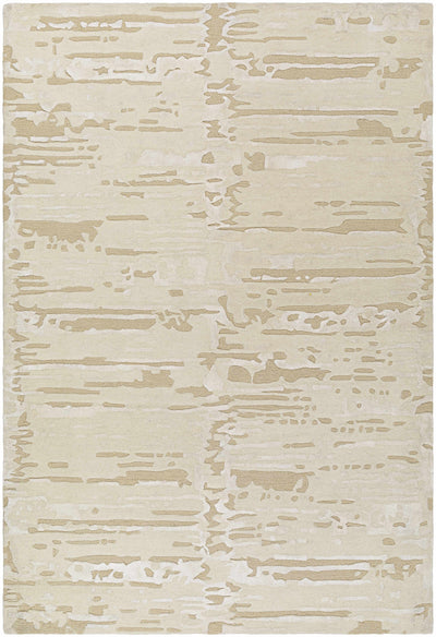 Kadin Beige Abstract Area Rug