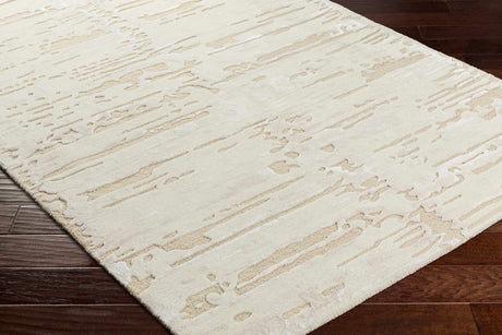 Kadin Beige Abstract Area Rug