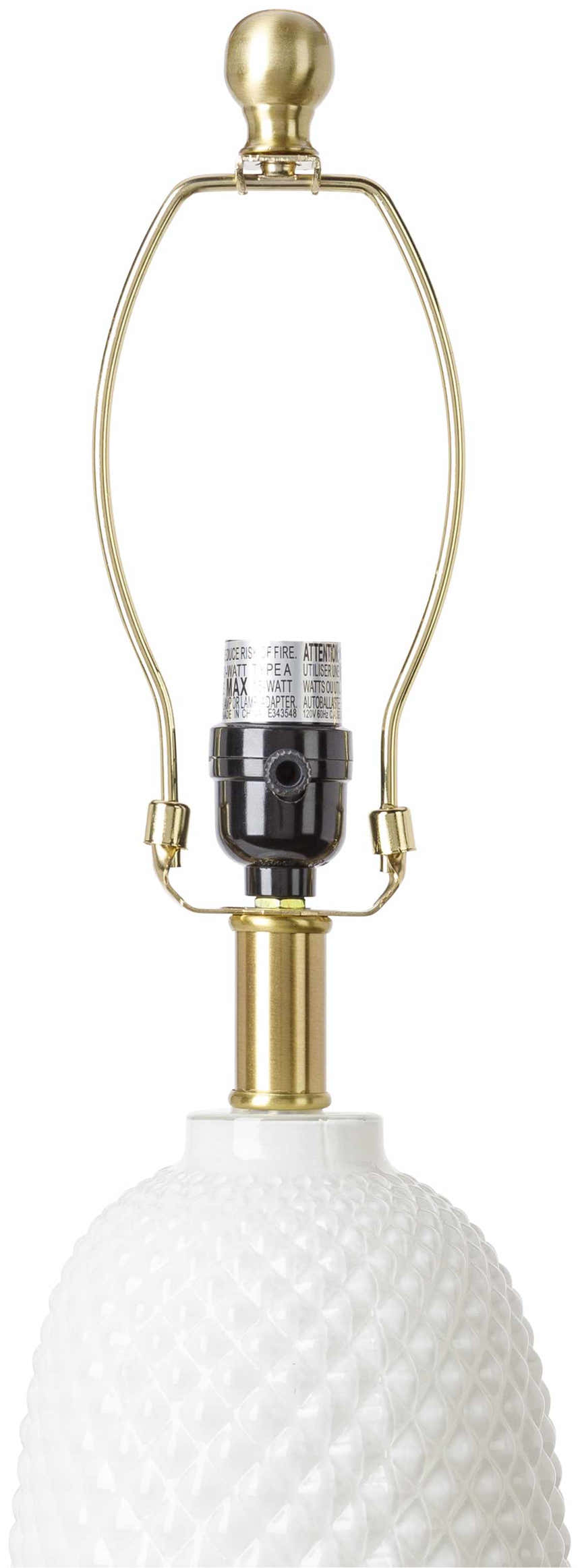 Sarangpur White Table Lamp - Clearance