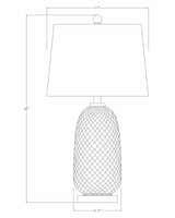 Sarangpur White Table Lamp - Clearance