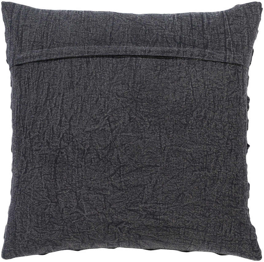 Sedgley Black Square Throw Pillow - Clearance
