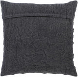 Sedgley Black Square Throw Pillow