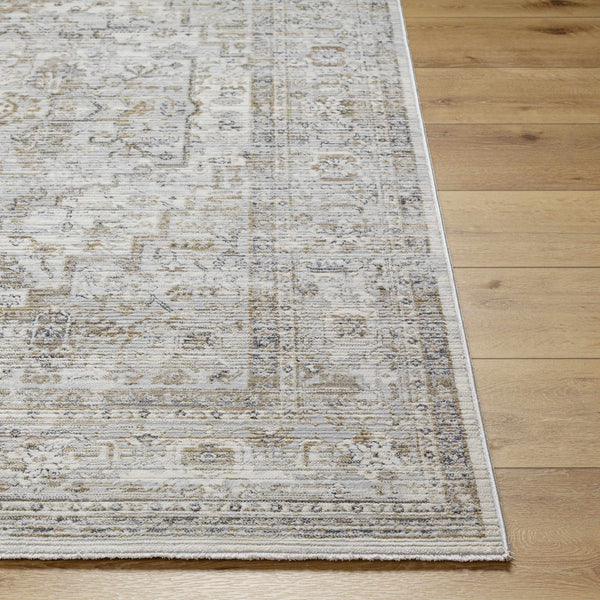 Kazou Gray Medallion Area Rug