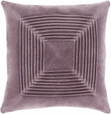Seffner Mauve Square Throw Pillow