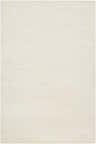 Close-up of the Neci Area Rug in beige wool with a contemporary stripe and subtle curved line design. Design-Rectangle-576