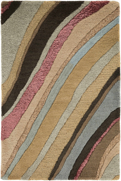 Seminole Canyon Waves Wool Rug