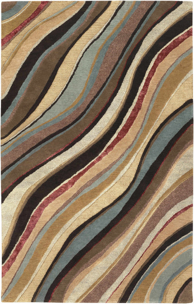 Seminole Canyon Waves Wool Rug