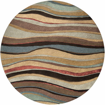 Seminole Canyon Waves Wool Rug