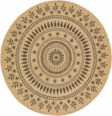 Beata Round Faux Jute Rug