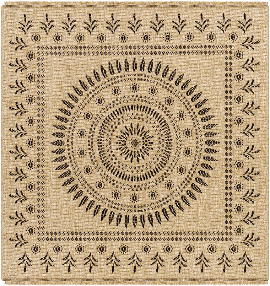 Beata Round Faux Jute Rug