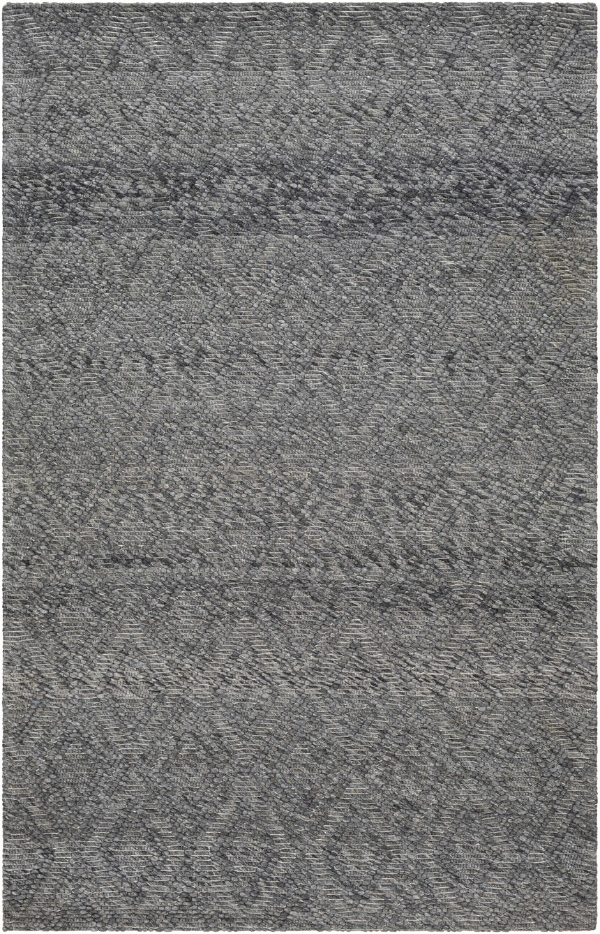 Kasib Dark Gray Hand Woven Area Rug - Clearance