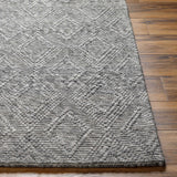 Kasib Dark Gray Hand Woven Area Rug - Clearance