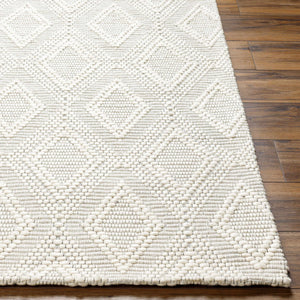 Kasib Cream Hand Woven Area Rug