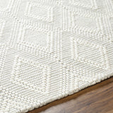Kasib Cream Hand Woven Area Rug - Clearance